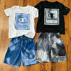 Bundle of 2 - Champion Kids' T-Shirt and Shorts Set - Size 5